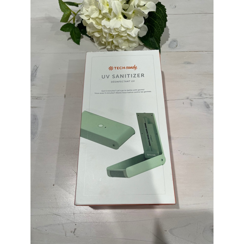 Tech Candy UV Sanitizer Portable Disinfectant Box Mint‎ Green